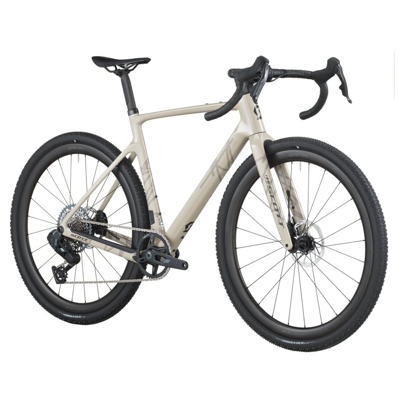 Scott Addict Gravel 20 2026 Carbon Gravel Road Bike - Taupe Beige-1