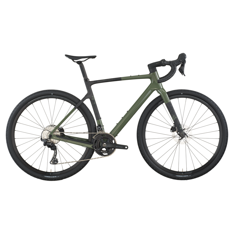 Scott Addict Gravel 40 2026 Carbon Gravel Road Bike - Wenge Green