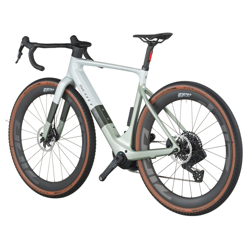 Scott Solace Gravel 10 2026 Electric Gravel Bike - Pale Green/Beluga Grey-2