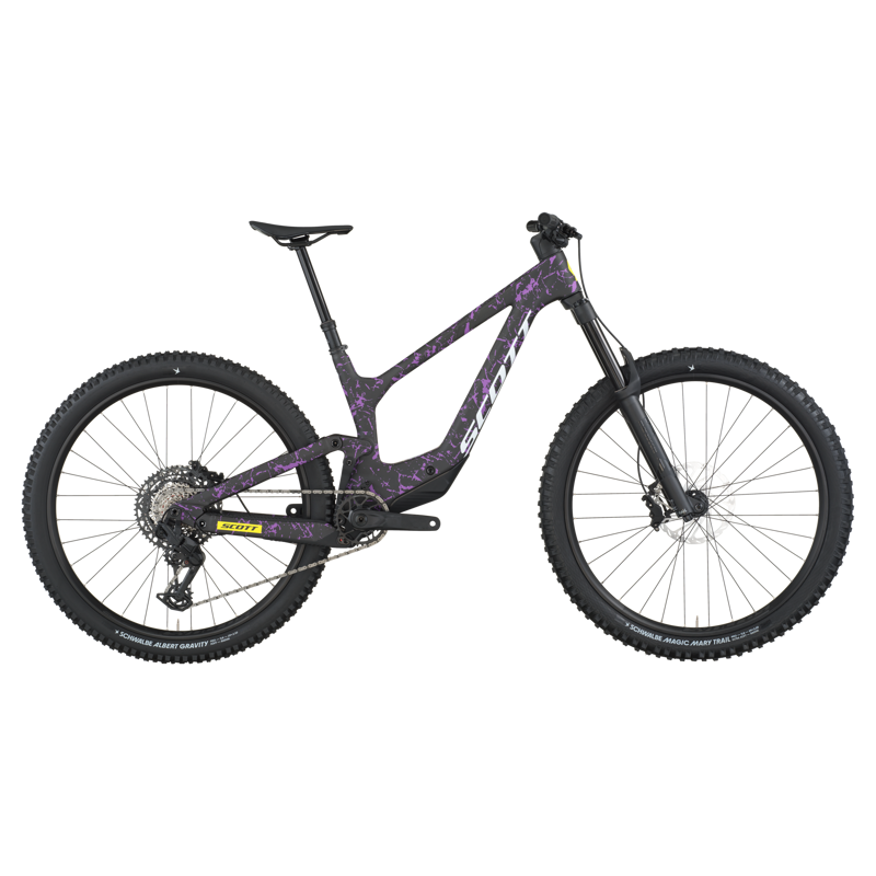 Scott Ransom 920 2026 Carbon Full Sus MTB - Black/Crackle Purple