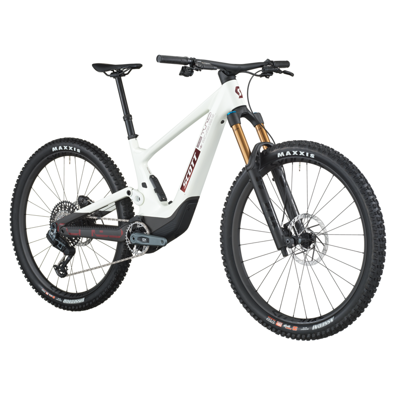 Scott Voltage 900 Tuned 2026 Electric MTB - Carbon Black/Pastel White-1