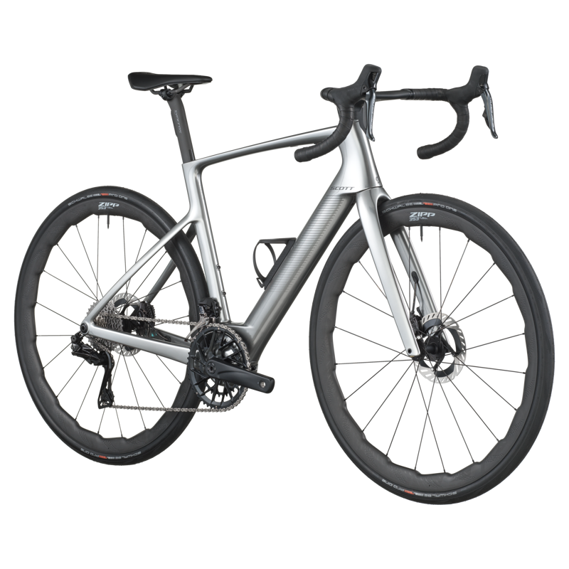 Scott FastLane Premium 2027 Electric Road Bike - Chrome Silver-1