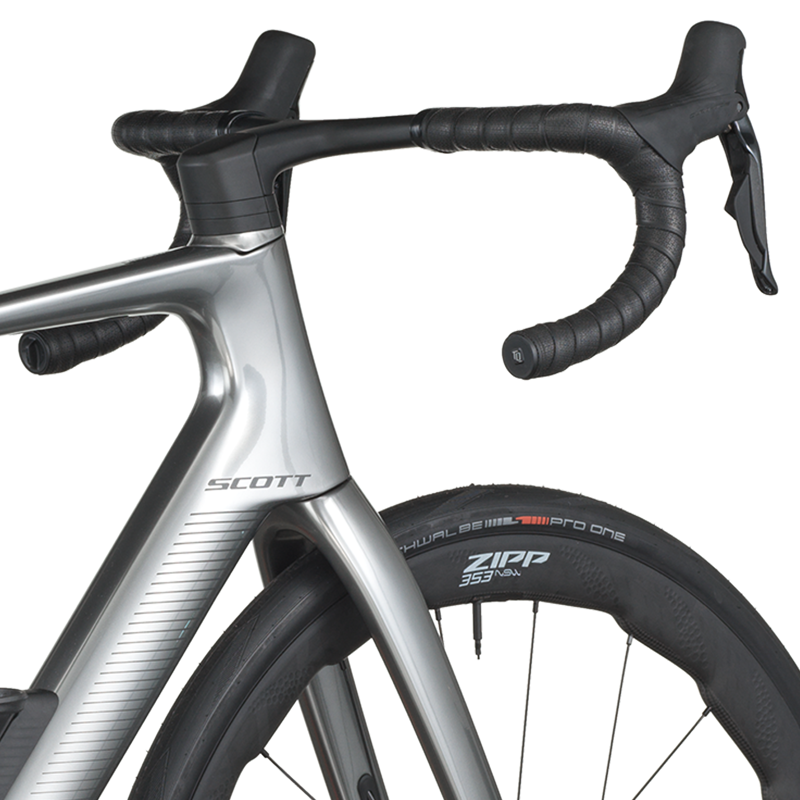 Scott FastLane Premium 2027 Electric Road Bike - Chrome Silver-4