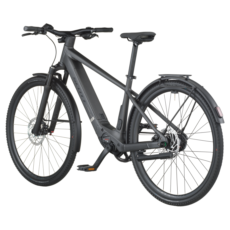 Scott Passage 10 Belt 2026 Electric Hybrid Bike - Midnight Grey-2