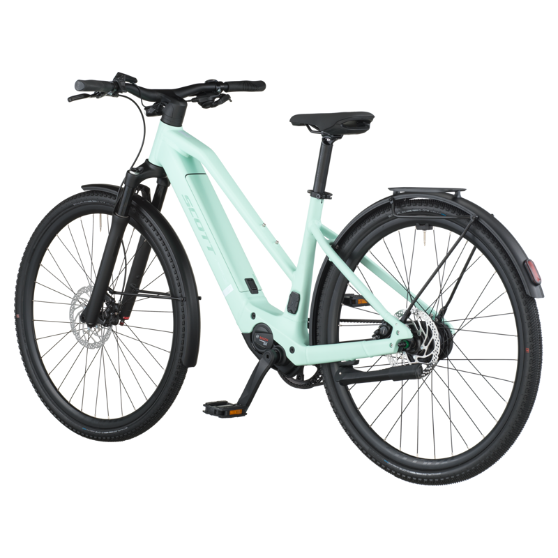 Scott Passage 10 Belt Slope 2026 Electric Hybrid Bike - Mint Green-2