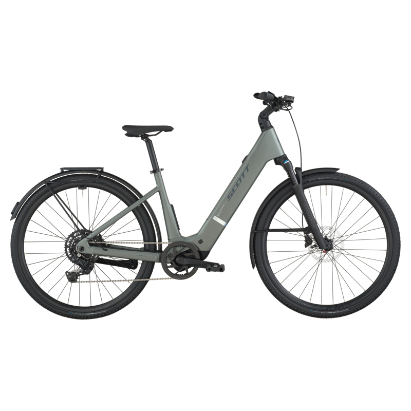 Scott Passage 20 Wave 2026 Electric Hybrid Bike - Highland Green