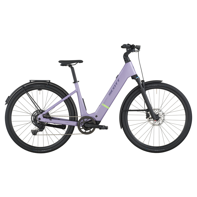 Scott Passage 20 Wave 2026 Electric Hybrid Bike - Lila Purple