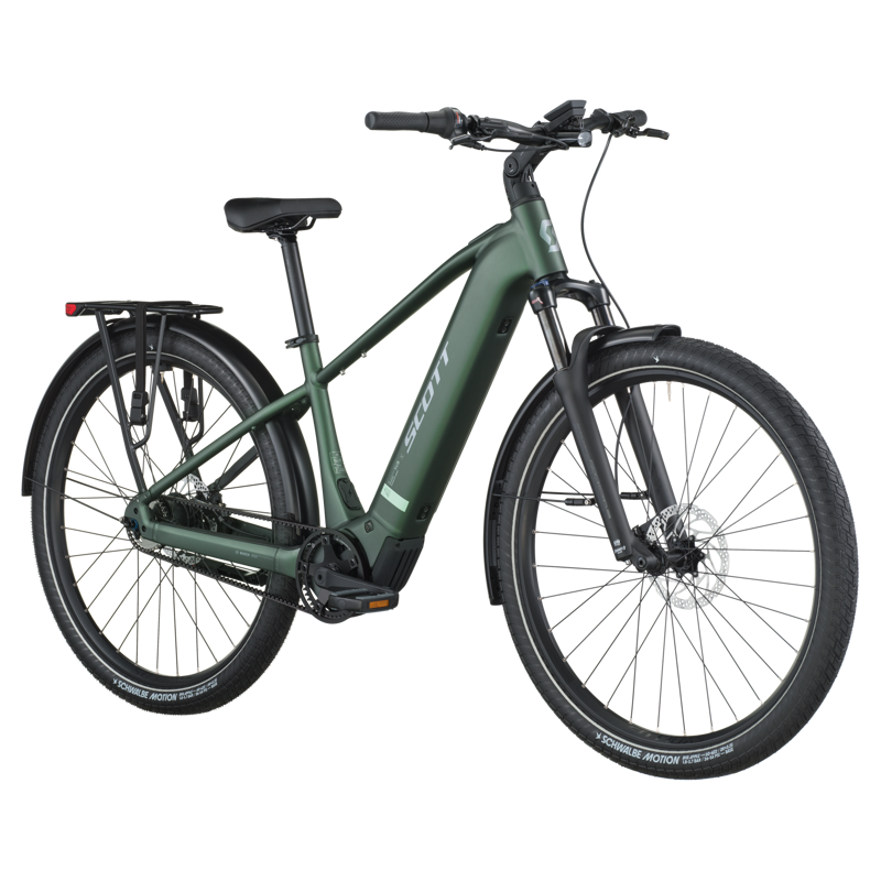 Scott Sub Tour 10 2026 Electric Hybrid Bike - Kelp Green-1