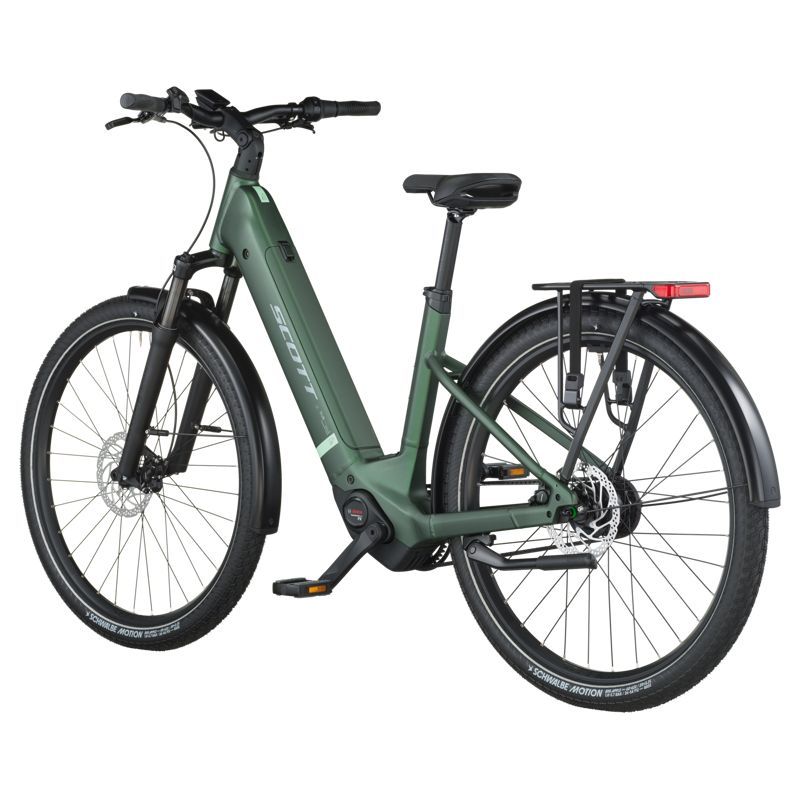 Scott Sub Tour 10 Wave 2026 Electric Hybrid Bike - Kelp Green-2