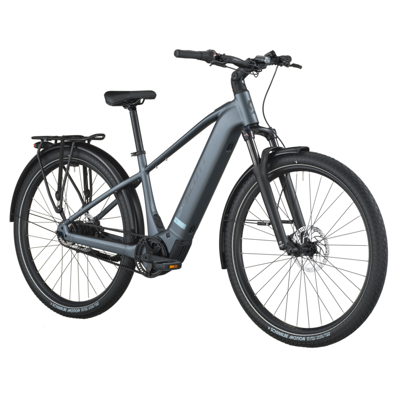 Scott Sub Tour 20 2026 Electric Hybrid Bike - Smoke Grey-1