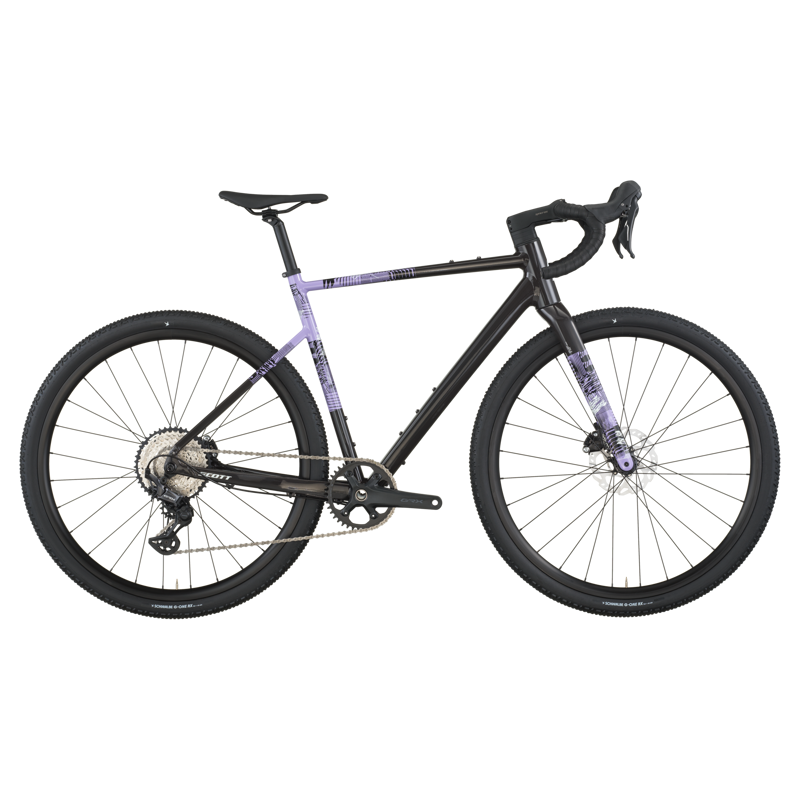 Speedster Gravel 10 2026 Gravel Road Bike - Carbon Black/Tulip Purple