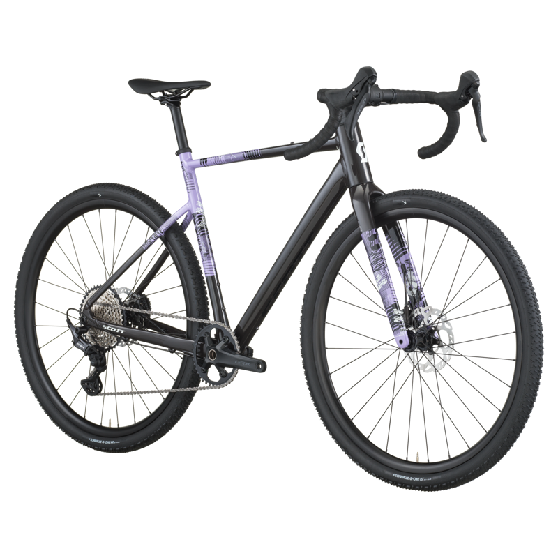 Speedster Gravel 10 2026 Gravel Road Bike - Carbon Black/Tulip Purple-1