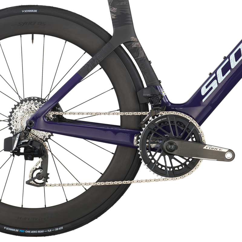 Scott Item Foil RC Team 2026 Carbon Aero Road Bike - Grape Purple/Black-3