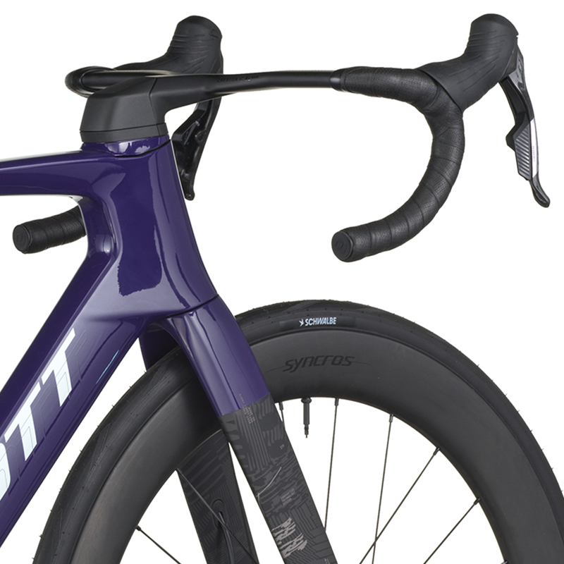 Scott Item Foil RC Team 2026 Carbon Aero Road Bike - Grape Purple/Black-4