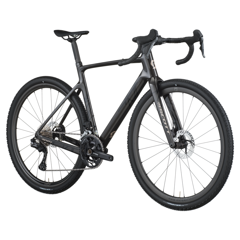 Scott Addict Gravel 15 2026 Carbon Gravel Road Bike - Carbon Black-1