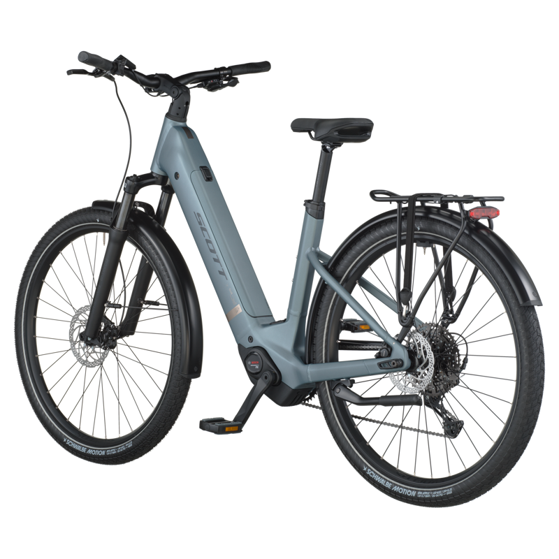 Scott Sub Sport 20 Wave 2026 Electric Hybrid Bike - Hematite Blue-2