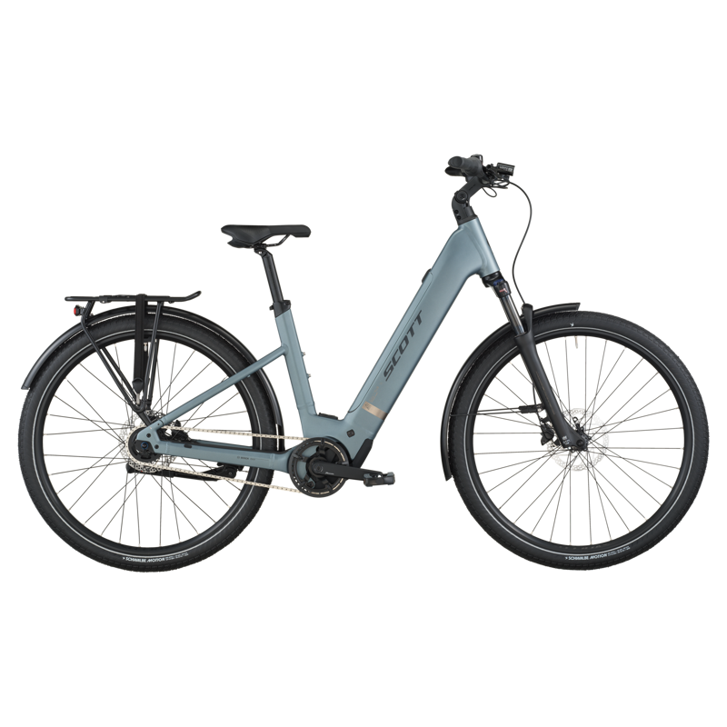 Scott Sub Tour 40 Wave 2026 Electric Hybrid Bike - Hematite Blue