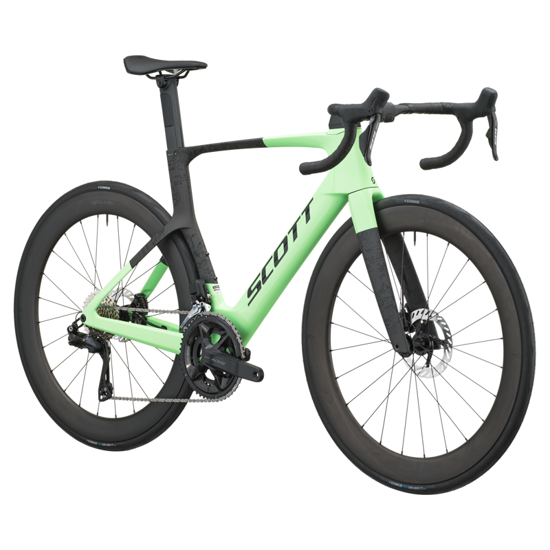 Scott Foil RC 20 2027 Carbon Aero Road Bike - Paradise Green/Black-1