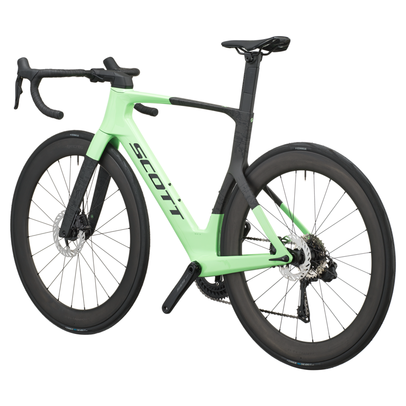 Scott Foil RC 20 2027 Carbon Aero Road Bike - Paradise Green/Black-2