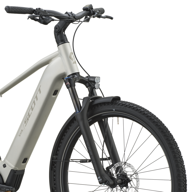 Scott Axis 10 800wh 2027 Electric Hybrid Bike - Ivory Beige-4