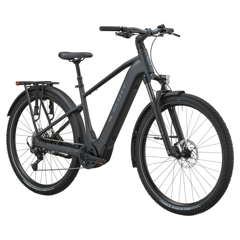 Scott Axis 20 720wh 2027 Electric Hybrid Bike - Granite Black-1