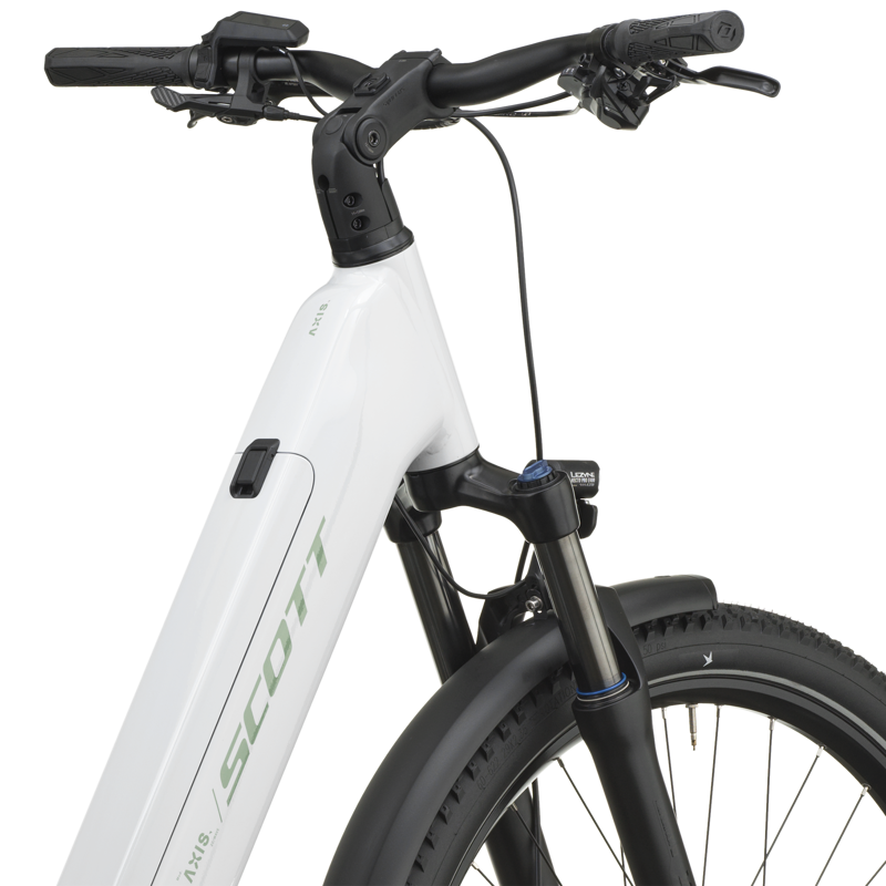 Scott Axis 20 Wave 720wh 2027 Electric Hybrid Bike - Off White-6
