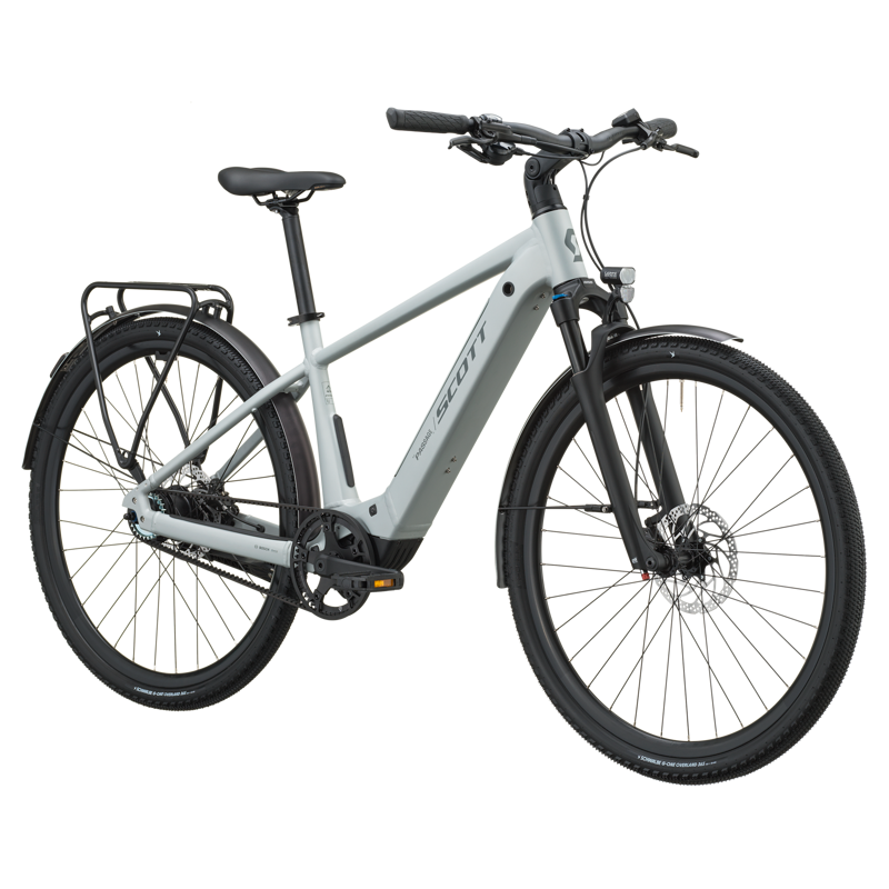 Scott Passage 10 Belt 400wh 2027 Electric Hybrid Bike - Cloud Grey-1