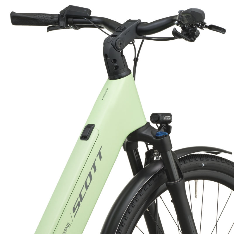 Scott Passage 10 Belt Wave 400wh 2027 Electric Hybrid Bike - Paradise Green-6