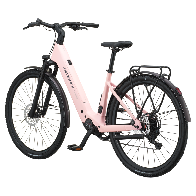 Scott Passage 20 Wave 400wh 2027 Electric Hybrid Bike - Dogwood Pink-2