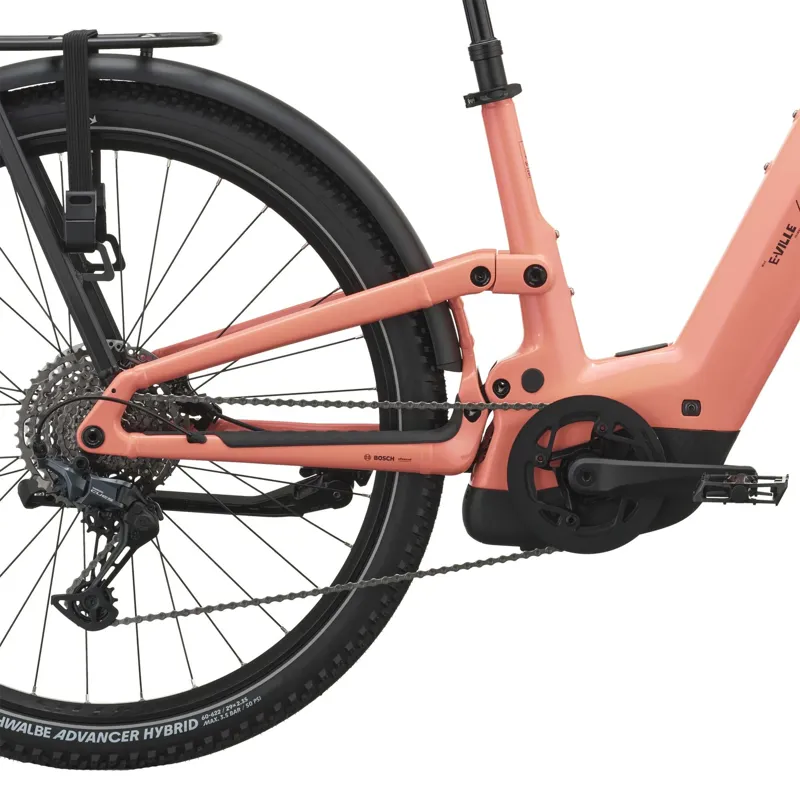 Scott E-Ville 10 SUV 800wh 2027 Electric Hybrid Bike - Peach Pink-3