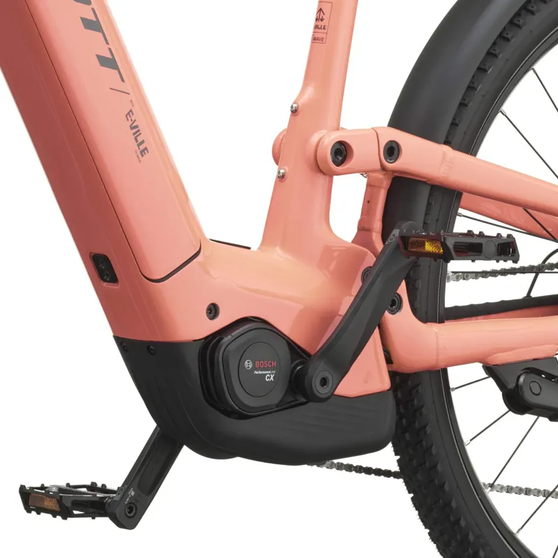 Scott E-Ville 10 SUV 800wh 2027 Electric Hybrid Bike - Peach Pink-5