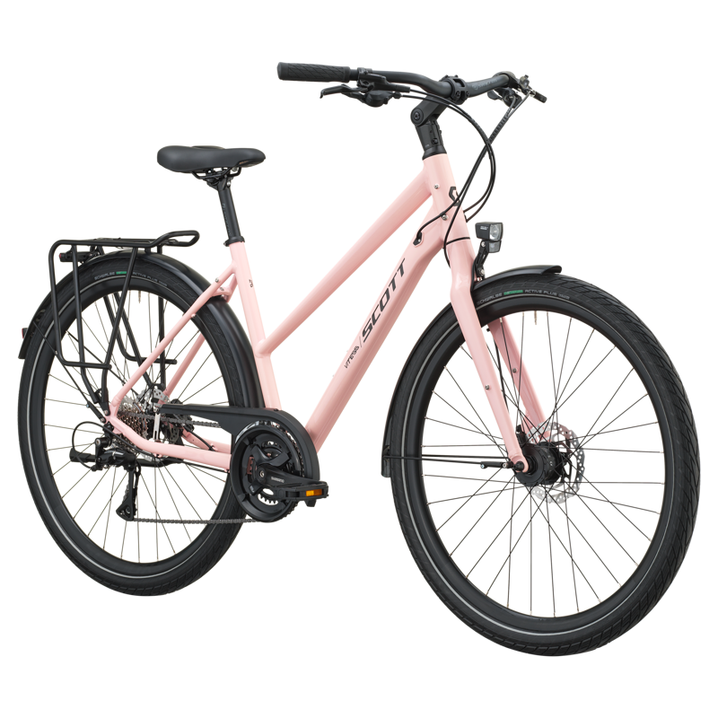 Scott Vitess 25 Slope 2027 Women's Hybrid Bike - Dogwood Pink-1