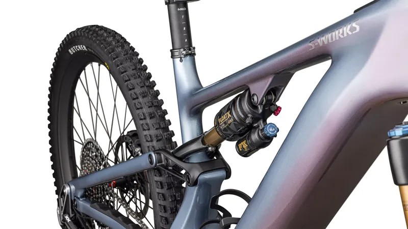 Specialized S-Works Turbo Levo 4 2026 Electric MTB - Glacial Metallic/Red Pearl-5