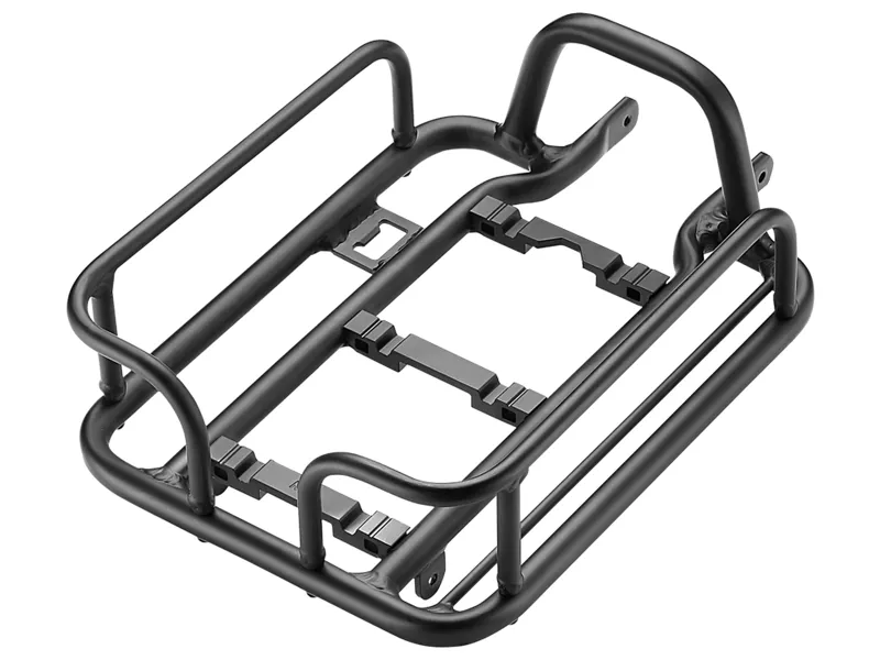 Momentum Universal Front Rack W/ Side Rail - Black - Small