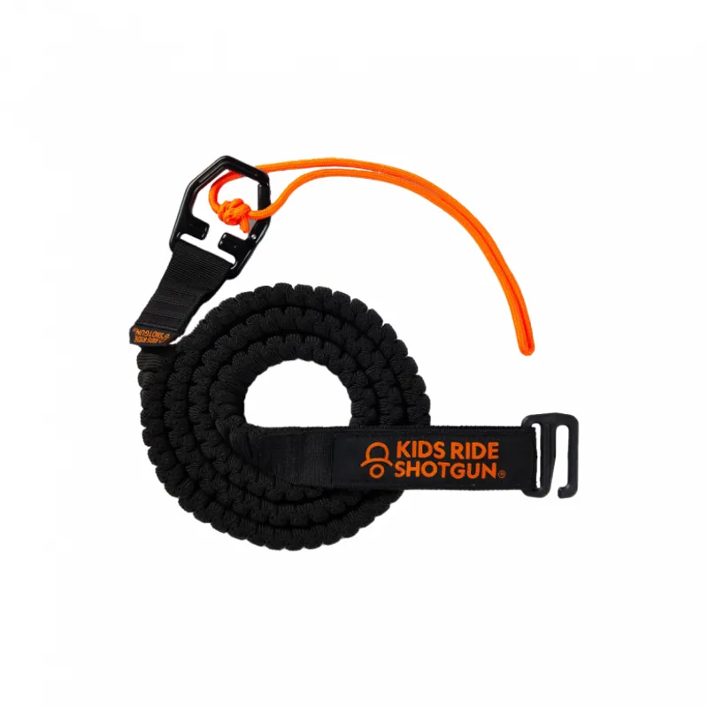 Kids Ride Shotgun Quick Fit MTB Tow Rope - Black