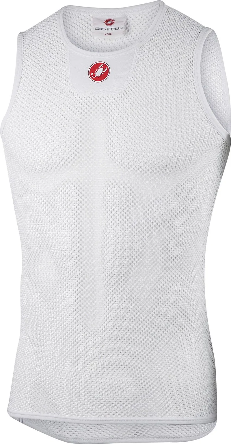 Castelli Core Mesh 3 Sleeveless Base Layer - White