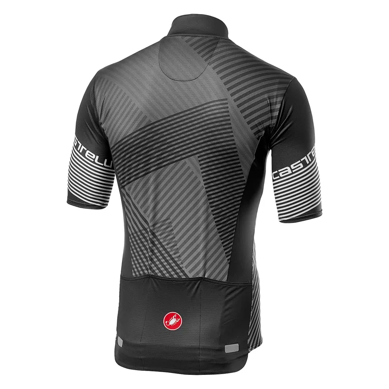 Castelli Mid-Weight Short Sleeve Jersey - Dark Gray-1