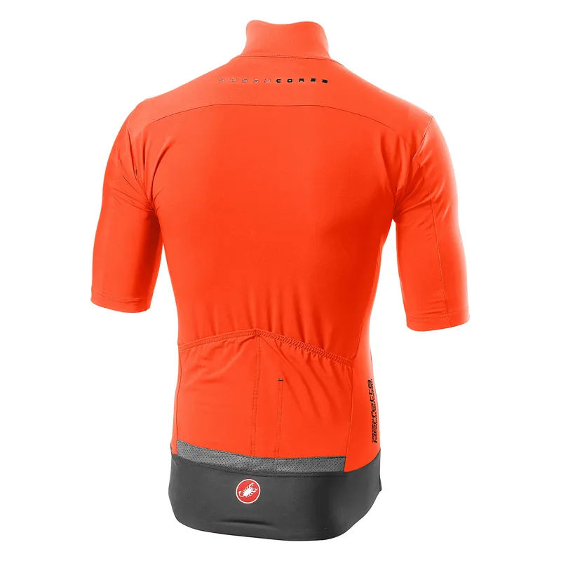 Castelli Perfetto RoS Light Men's Short Sleeve Jersey - Orange - Large-1