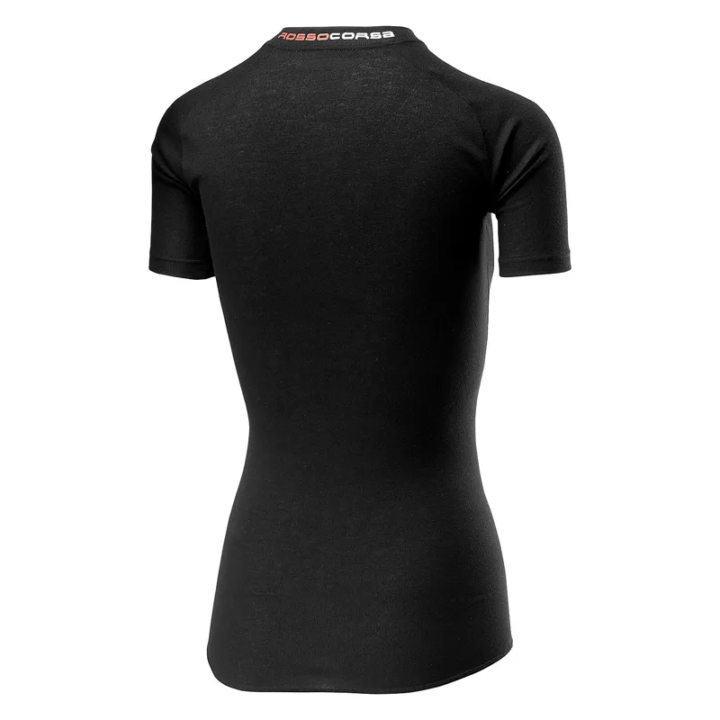 Castelli Prosecco R Womens Short Sleeve Base Layer - Black-1