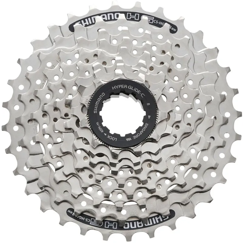 Shimano CS-HG41 8 Speed MTB Cassette - Silver