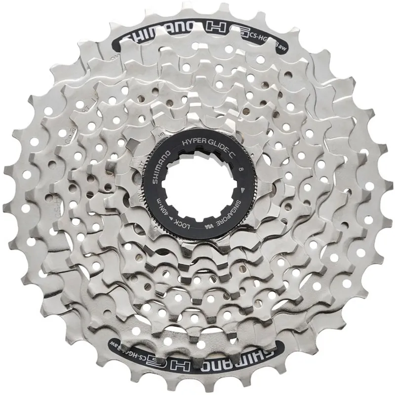 Shimano CS-HG41 8 Speed MTB Cassette - Silver - 11-34 Tooth