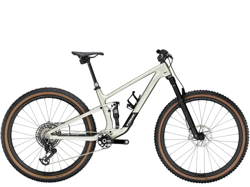 Trek Top Fuel 9.9 XX AXS Gen 4 2025 Full Suspension MTB - Lunar Silver