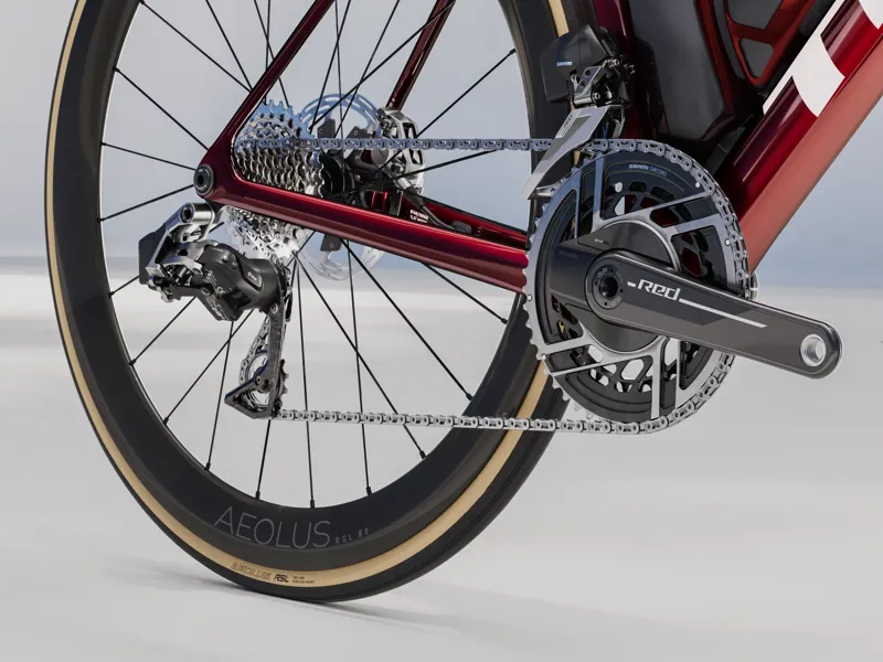 Trek Madone SLR 9 AXS Gen 8 2026 Carbon Aero Road Bike - Red Smoke-5