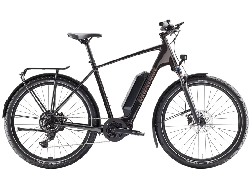 Diamant Zing Trip Core Step-Over 545wh 2025 Electric Hybrid Bike - Black