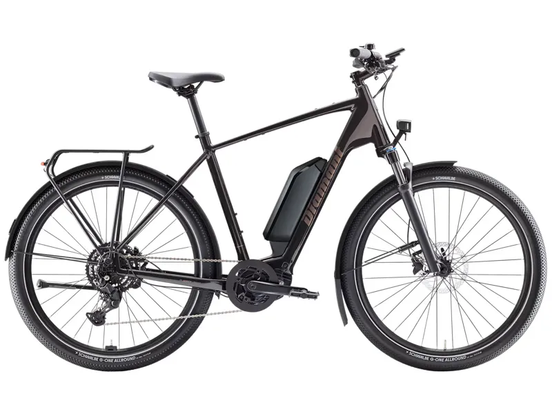 Diamant Zing Trip Core Step-Over 800wh 2026 Electric Hybrid Bike - Black