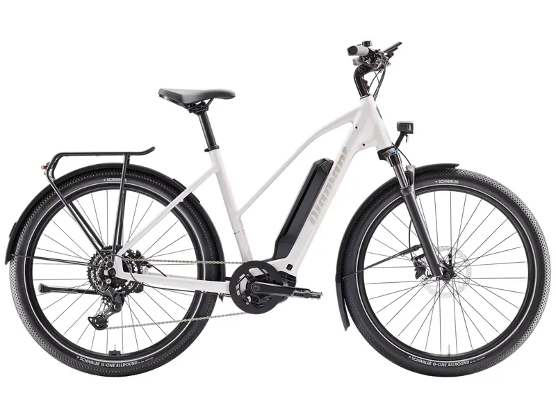 Diamant Zing Trip Core Mid-Step 400wh 2025 Electric Hybrid Bike - White