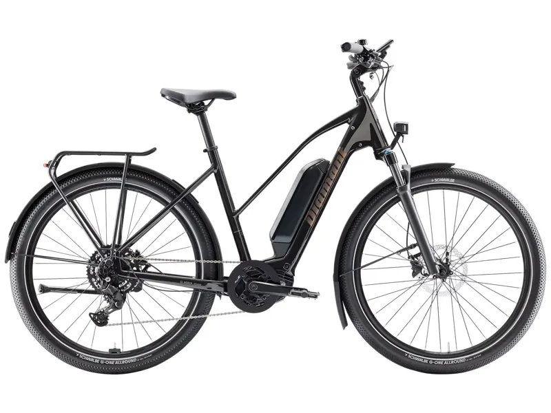 Diamant Zing Trip Core Mid-Step 545wh 2025 Electric Hybrid Bike - Black