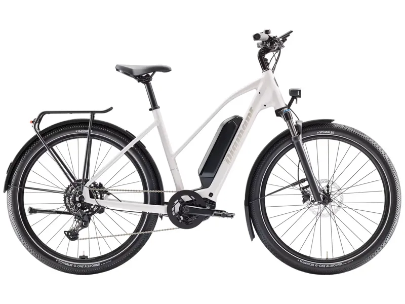 Diamant Zing Trip Core Mid-Step 545wh 2025 Electric Hybrid Bike - White