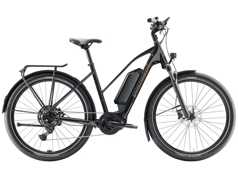 Diamant Zing Trip Core Mid-Step 800wh 2025 Electric Hybrid Bike - Black