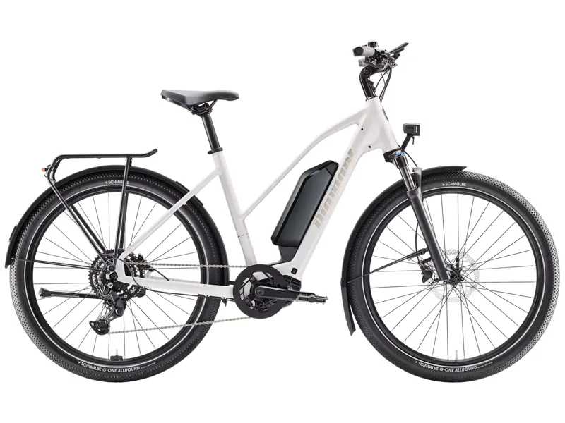 Diamant Zing Trip Core Mid-Step 800wh 2025 Electric Hybrid Bike - White